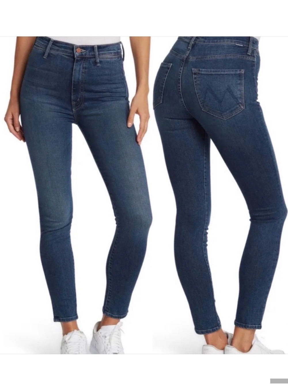 MOTHER The Swooner Coin Pocket Streets Are Talking Jeans raw hem size 28 EUC